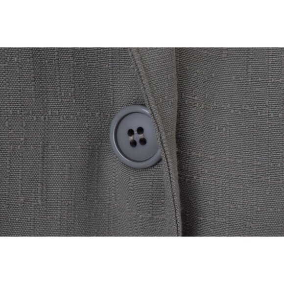 Vintage 80s Sage Green Lightweight Blazer by Briggs size 14P - Picture 5 of 10